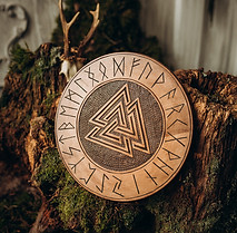 Elevate Your Sacred Space with Handcrafted Wooden Altars & Embroidered Altar Cloths, Adorned with Pagan & Norse Symbols. Explore Our Altar Collection for Spiritual Connection.